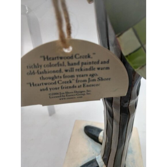 Jim Shore Victorian Caroler Figurine He Can A Carol Sing 14" Tall Handcrafted He - Picture 10 of 10